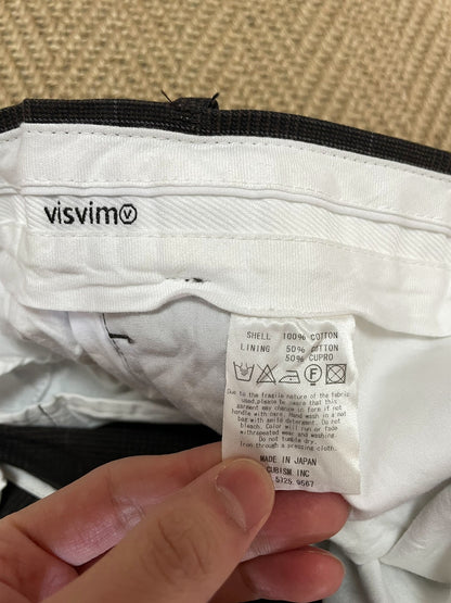 VISVIM High Water Check Slacks