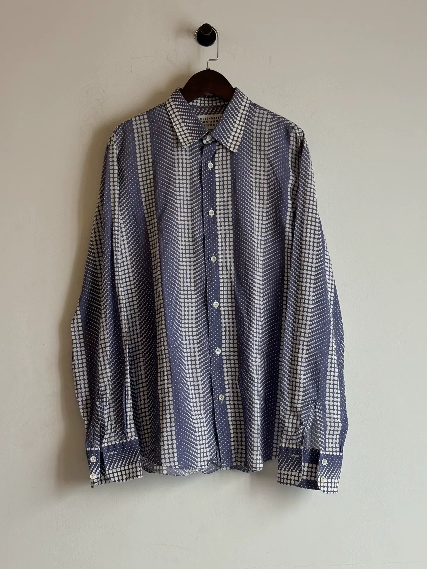 maison martin margiela polka dot shirt