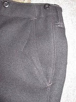 navy wool trousers by freewheelers 1913