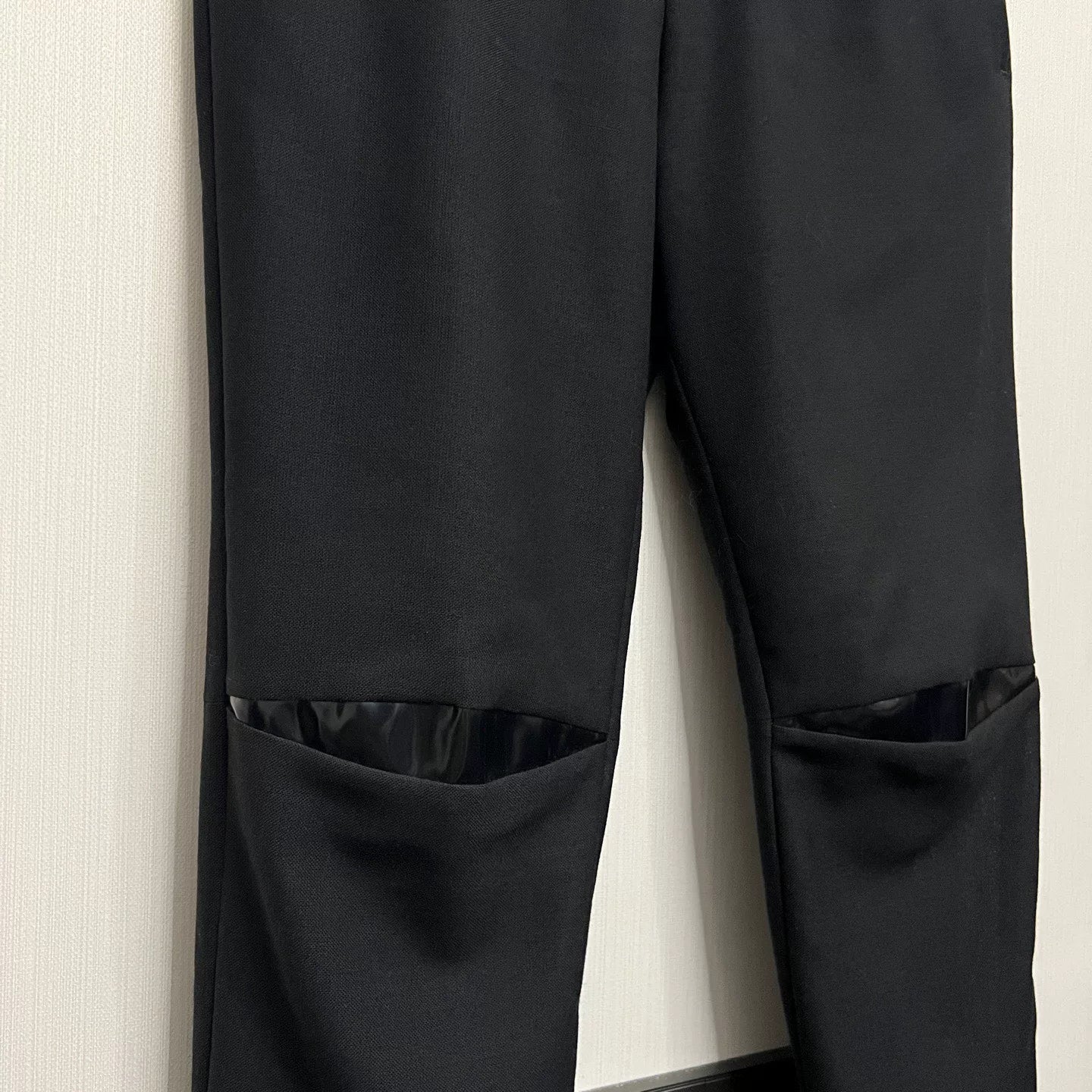 Alexander McQueen Black Cut-Out Pants