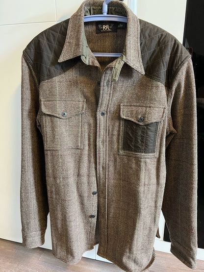 RRL Thick Shirt in Dusty Pink Color