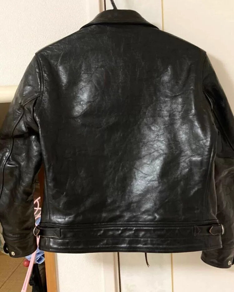Freewheelers Black Leather Jacket