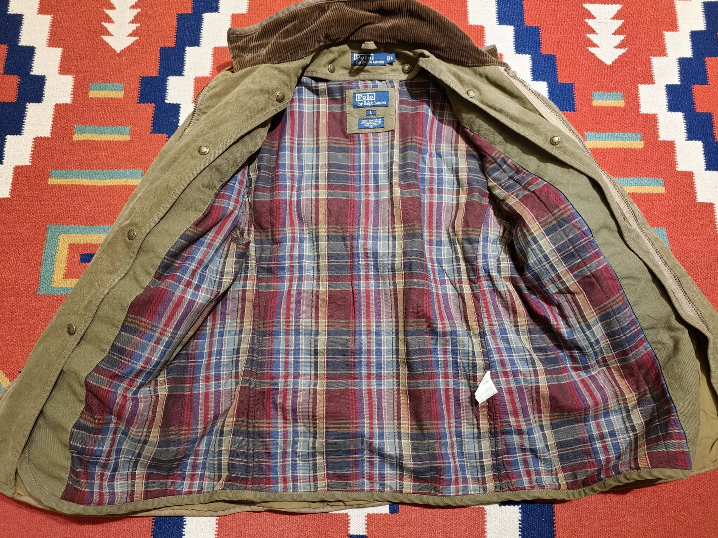 RRL Distressed Canvas Safari Jacket