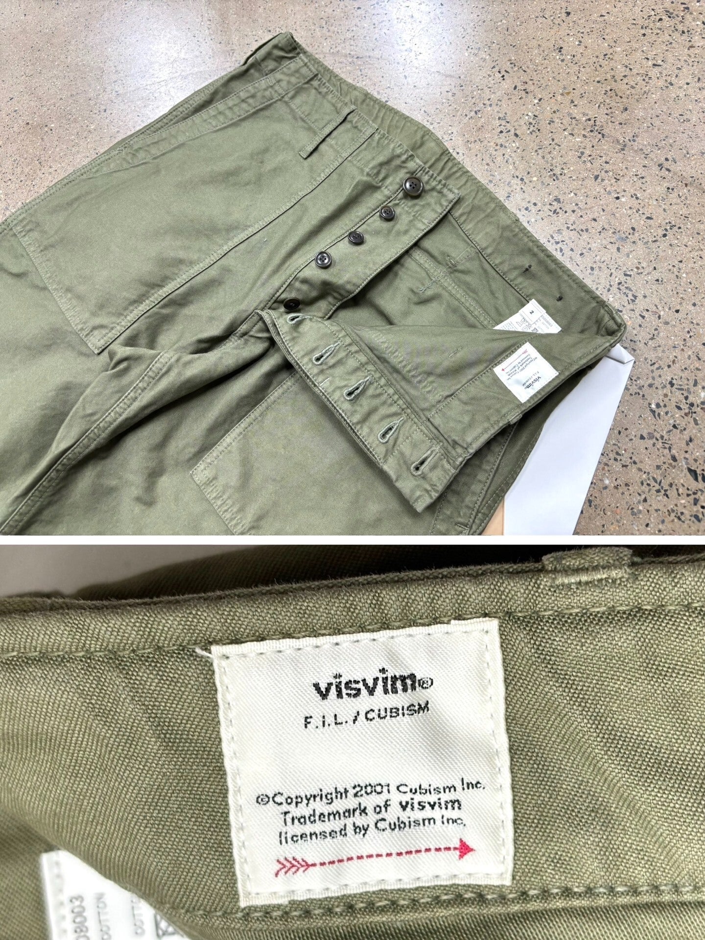 Visvim Drill Mil Pants Military Style