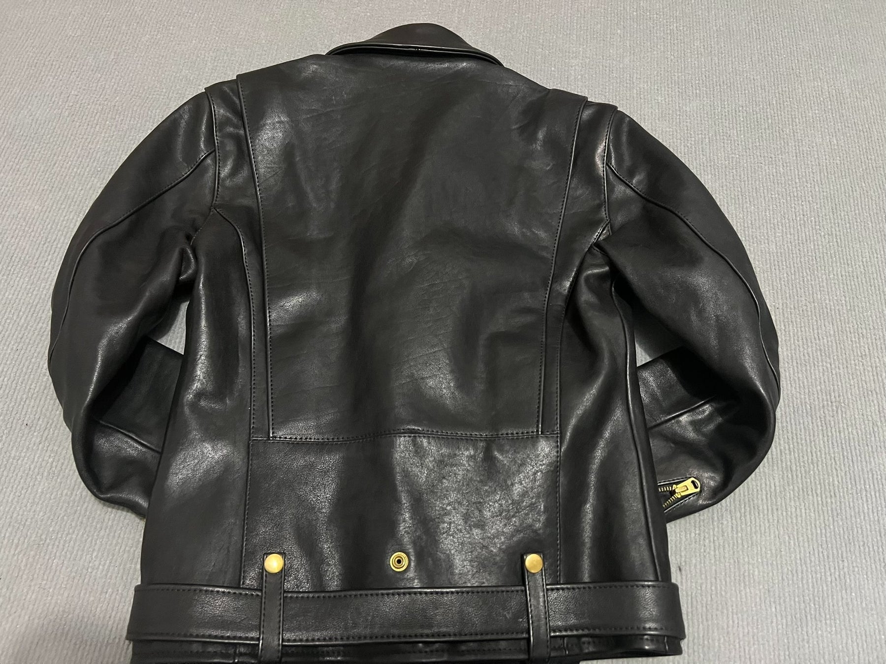 Custom Cowhide Leather Biker Jacket