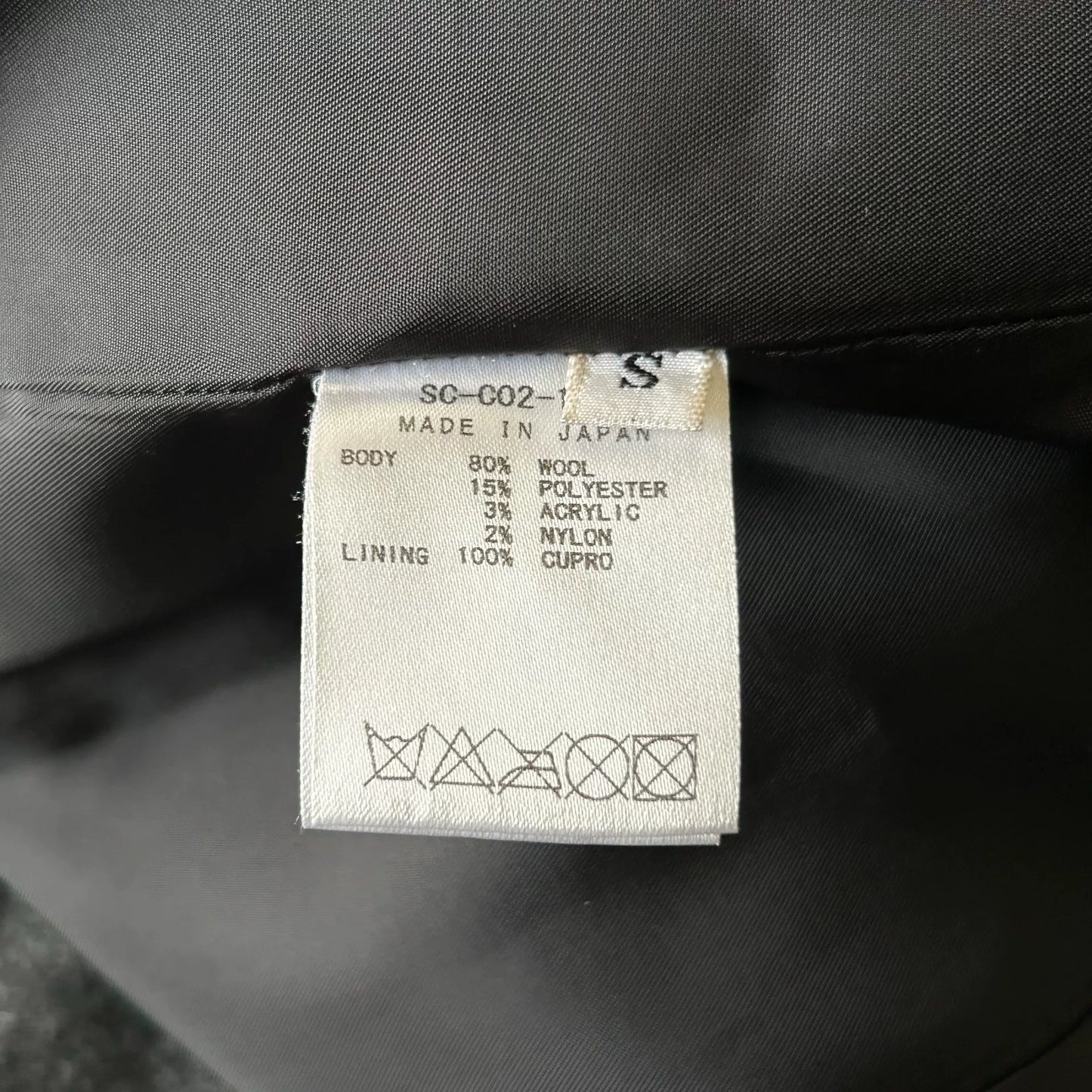 gray wool coat with studs by Sulvam