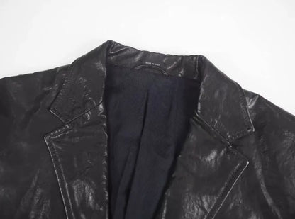 vintage jil sander black blazer for men