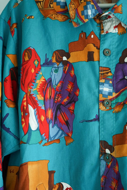 Yohji Yamamoto 2004 Indian Print Shirt