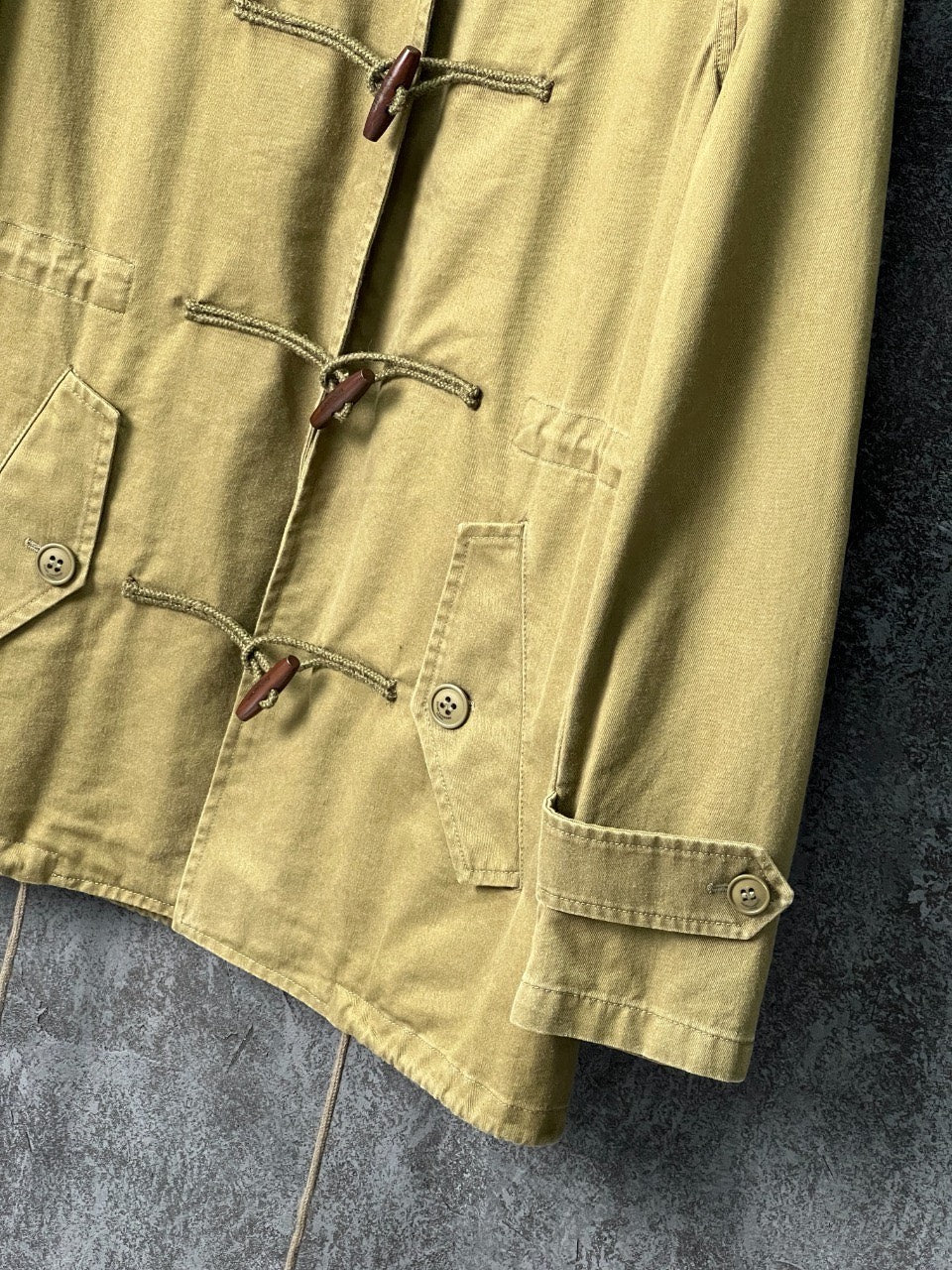 SAINT LAURENT Toggle Hooded Coat
