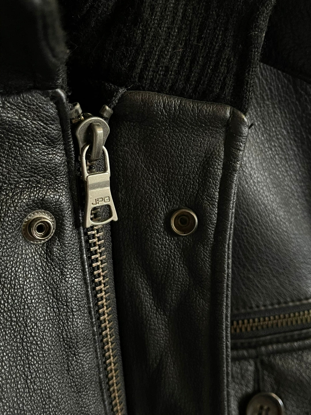 Jean Paul Gaultier Goat Leather Military Jacket