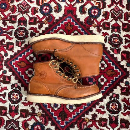 Red Wing 875 Boots with Dog Stamp