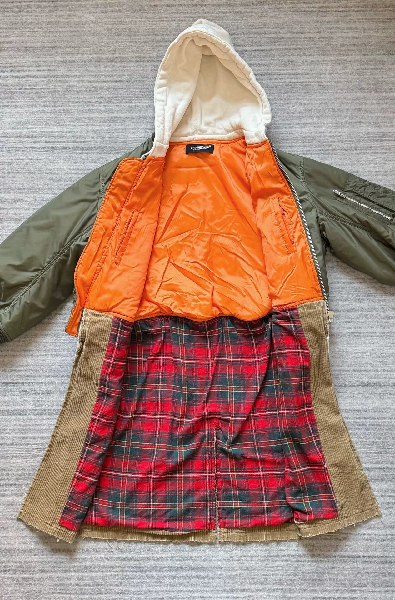 Undercover Bomber Corduroy Coat Jacket