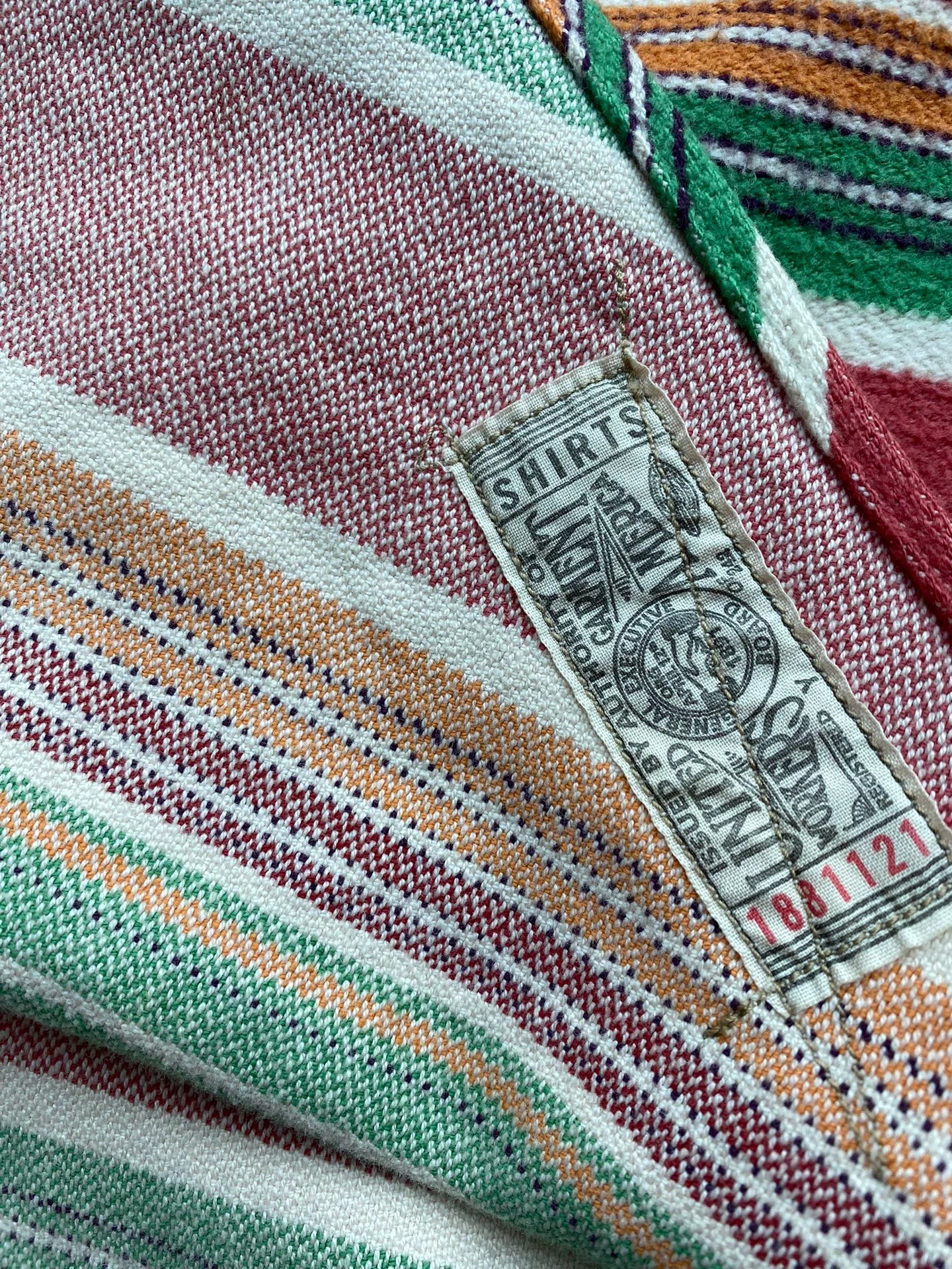 western style colorful shirt with details