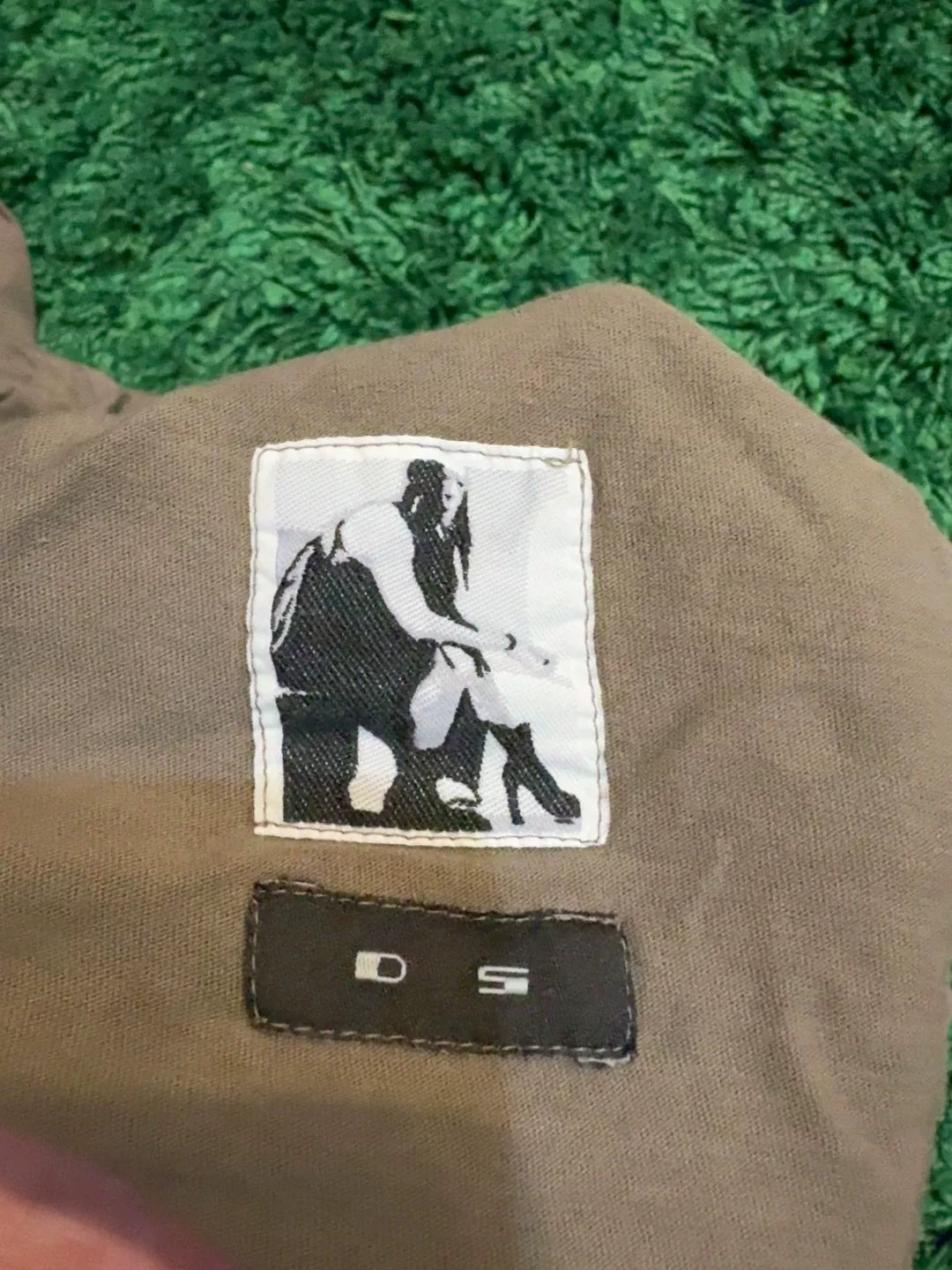 Rick Owens Green Short Sleeve Tee