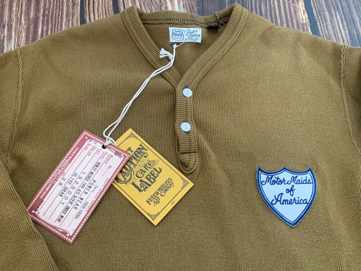 Freewheelers Three-Quarter Sleeve Sweatshirt