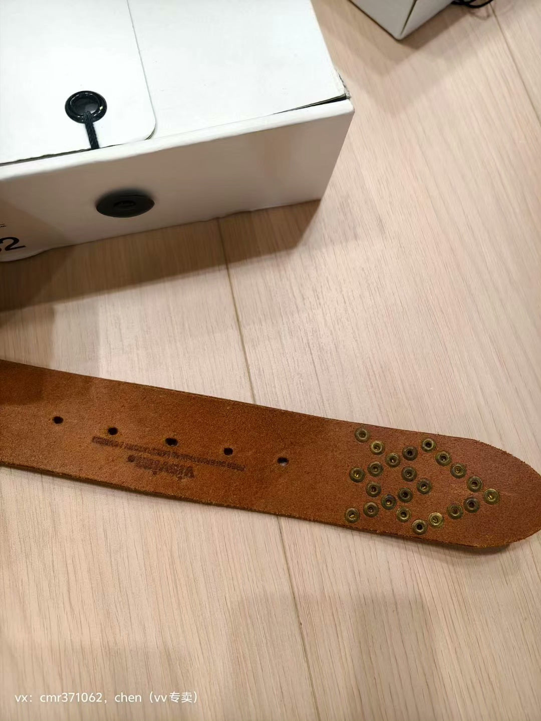 visvim 17SS STUDS BELT 45MM