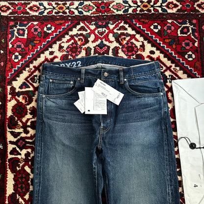 visvim dry wash denim pants size 2