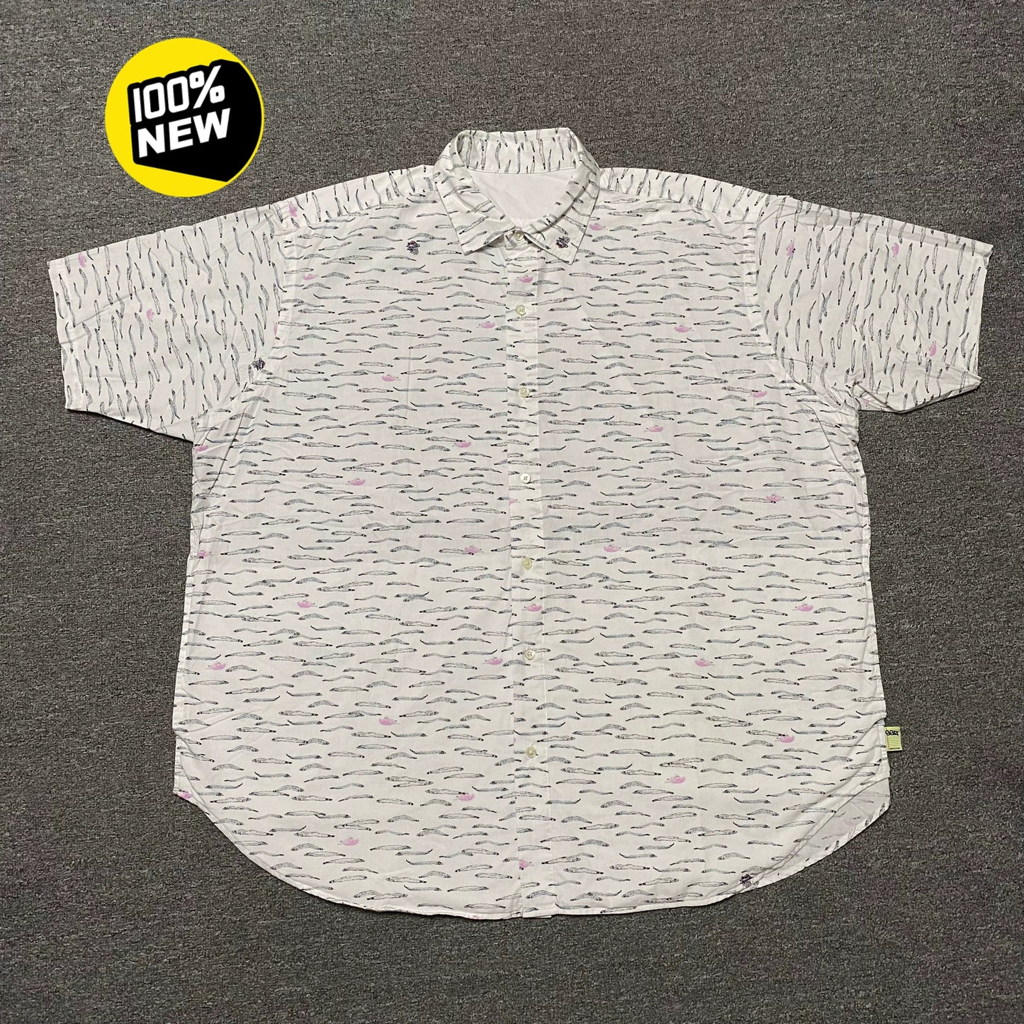 BEAMS SSZ Fish Print Shirt