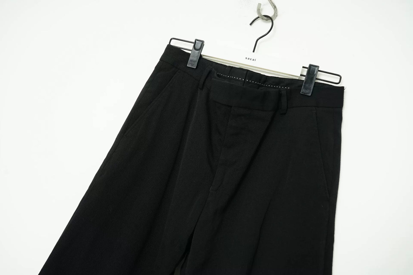 Dries Van Noten Wool Wide-Leg Cropped Pants