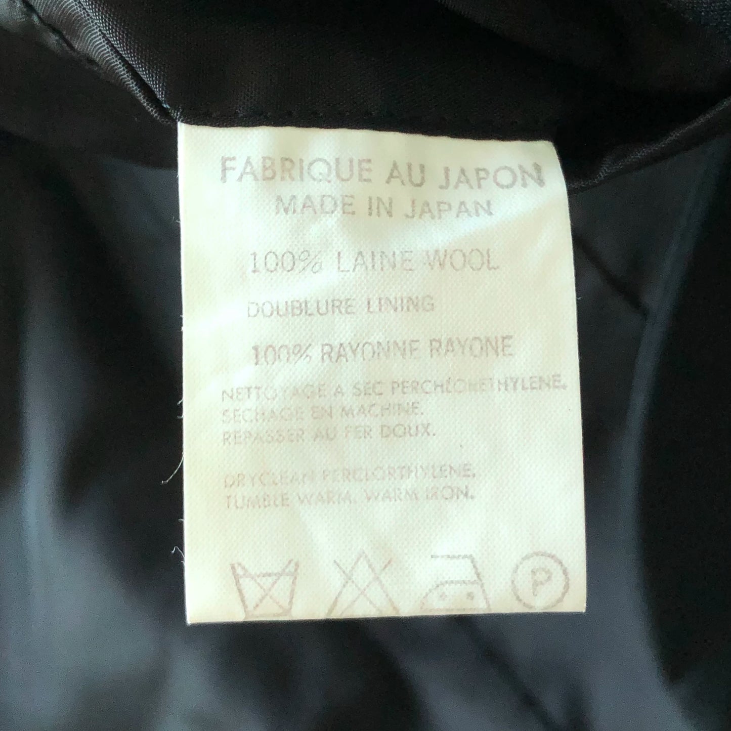 Yohji Yamamoto 95ss Collarless Jacket