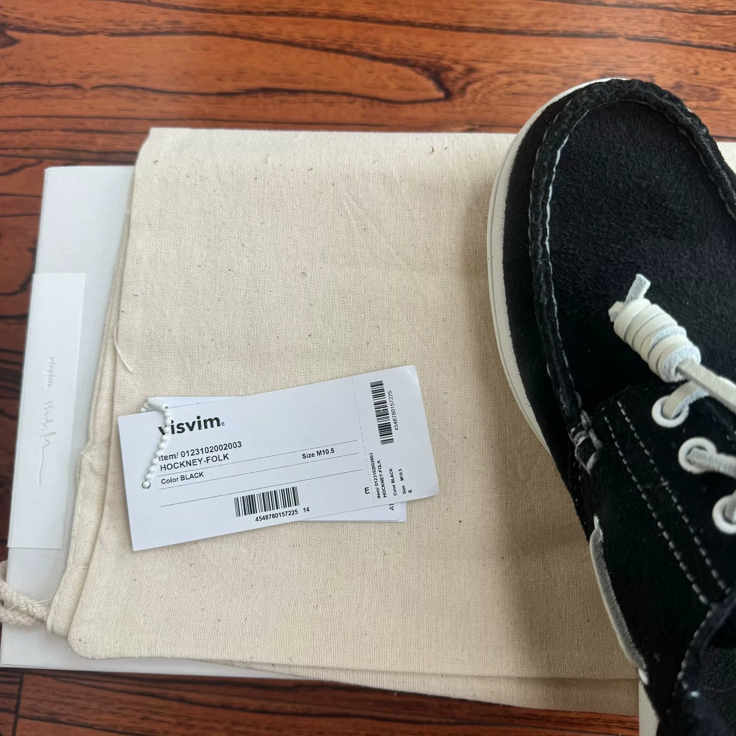 Visvim 23SS Hockney-Folk Boat Loafers