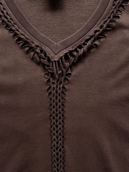 number nine woven short sleeve shirt