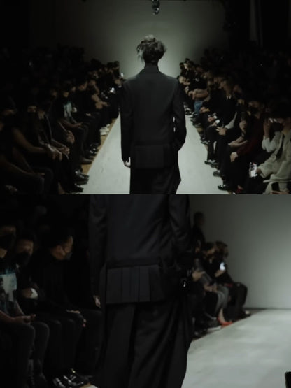 Yohji Yamamoto Pleated Suit Jacket