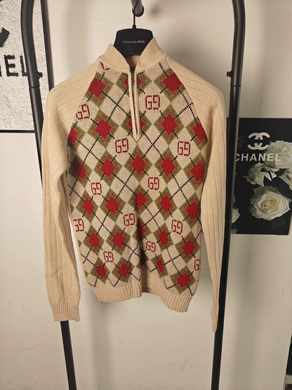 Authentic Gucci Wool Zip Jacket