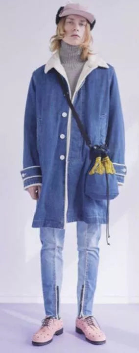 Undercover Spliced Washed Jeans