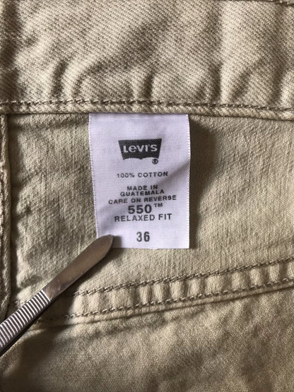 Levi's 550 Washed Denim Shorts W36