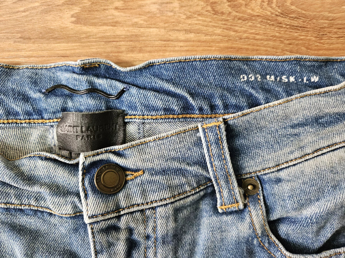 Saint Laurent Paris Light Blue Denim Jeans