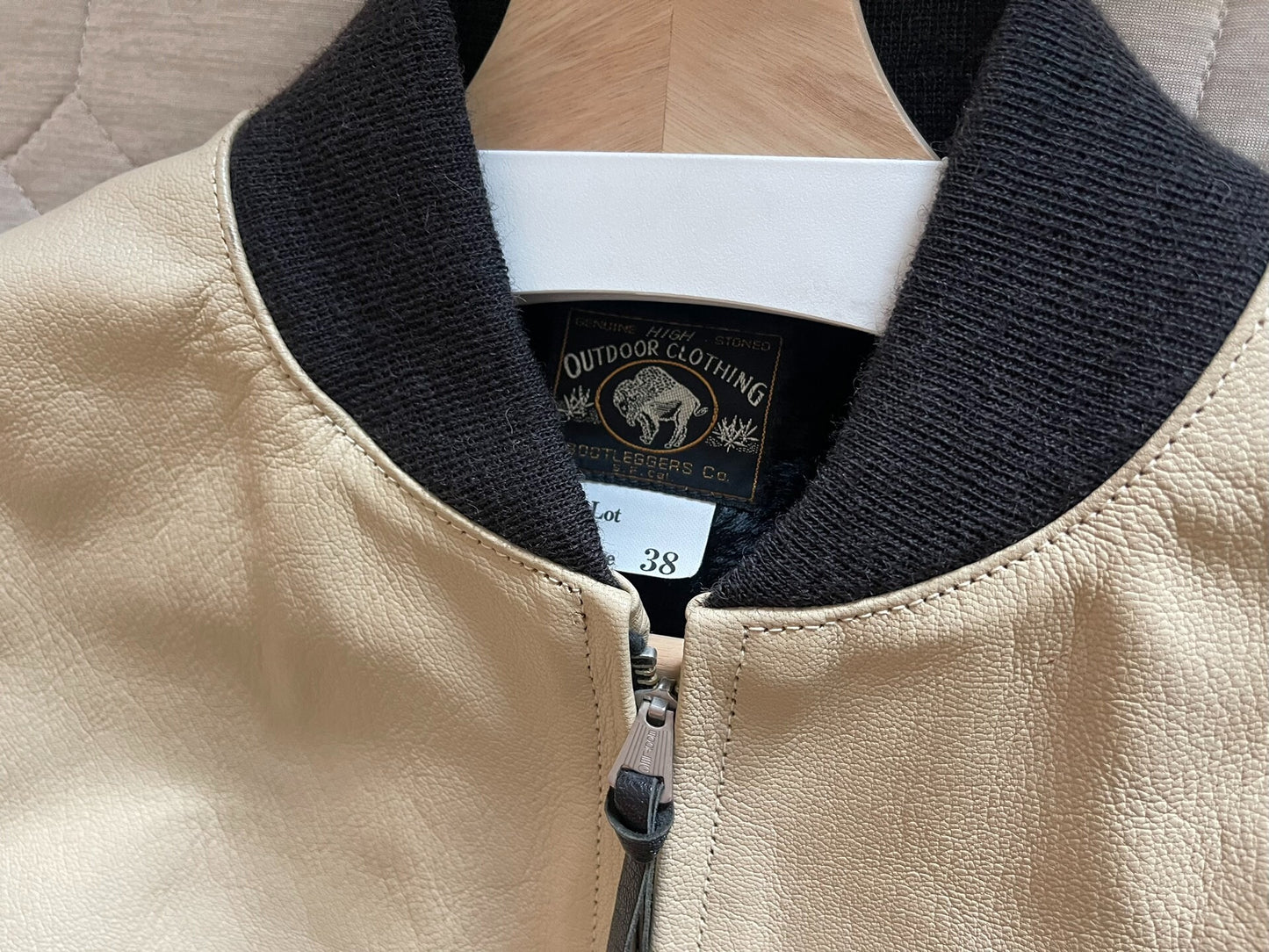 freewheelers skull leather bomber jacket