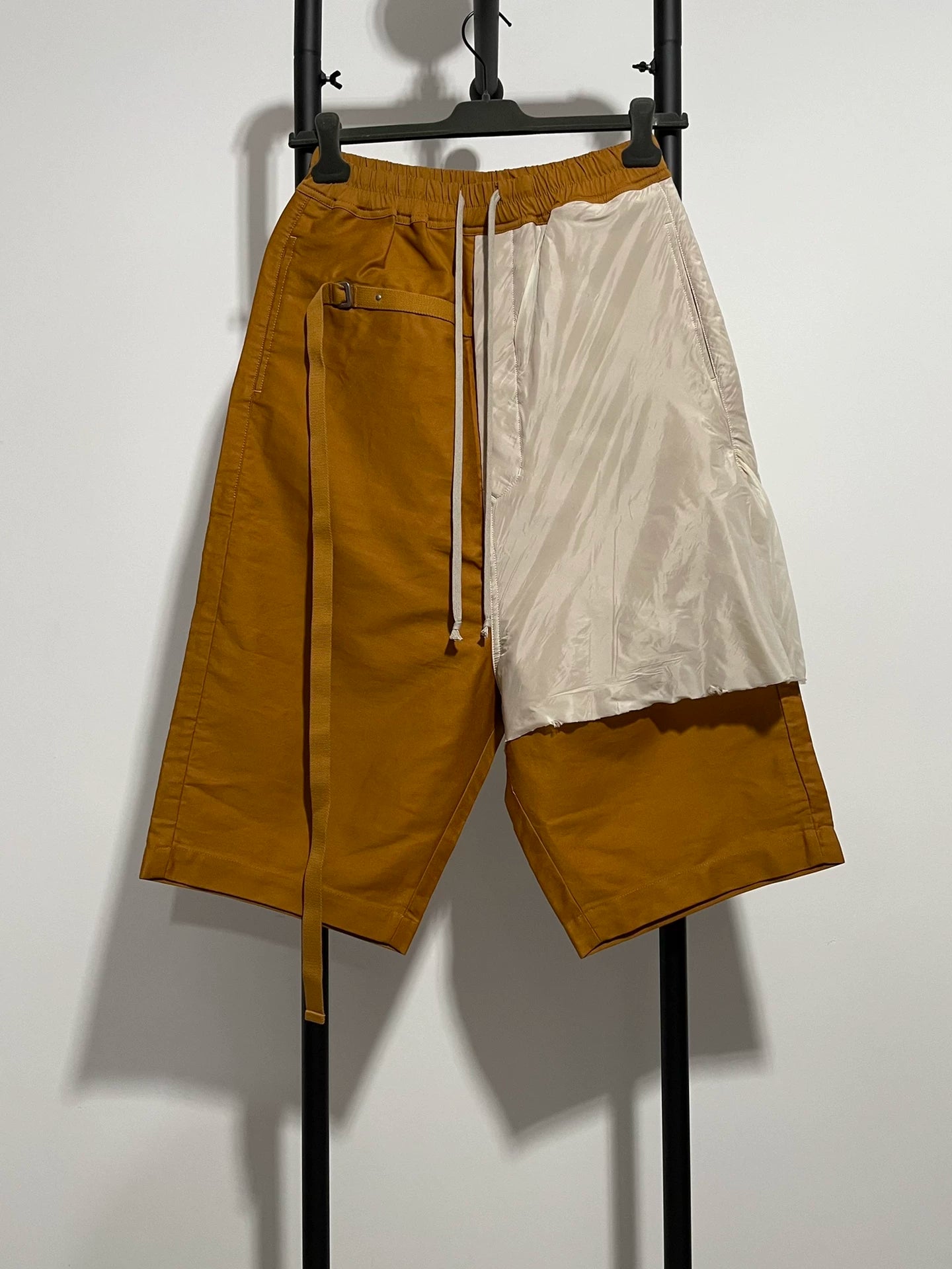 rick owens stylish cropped pants in xs