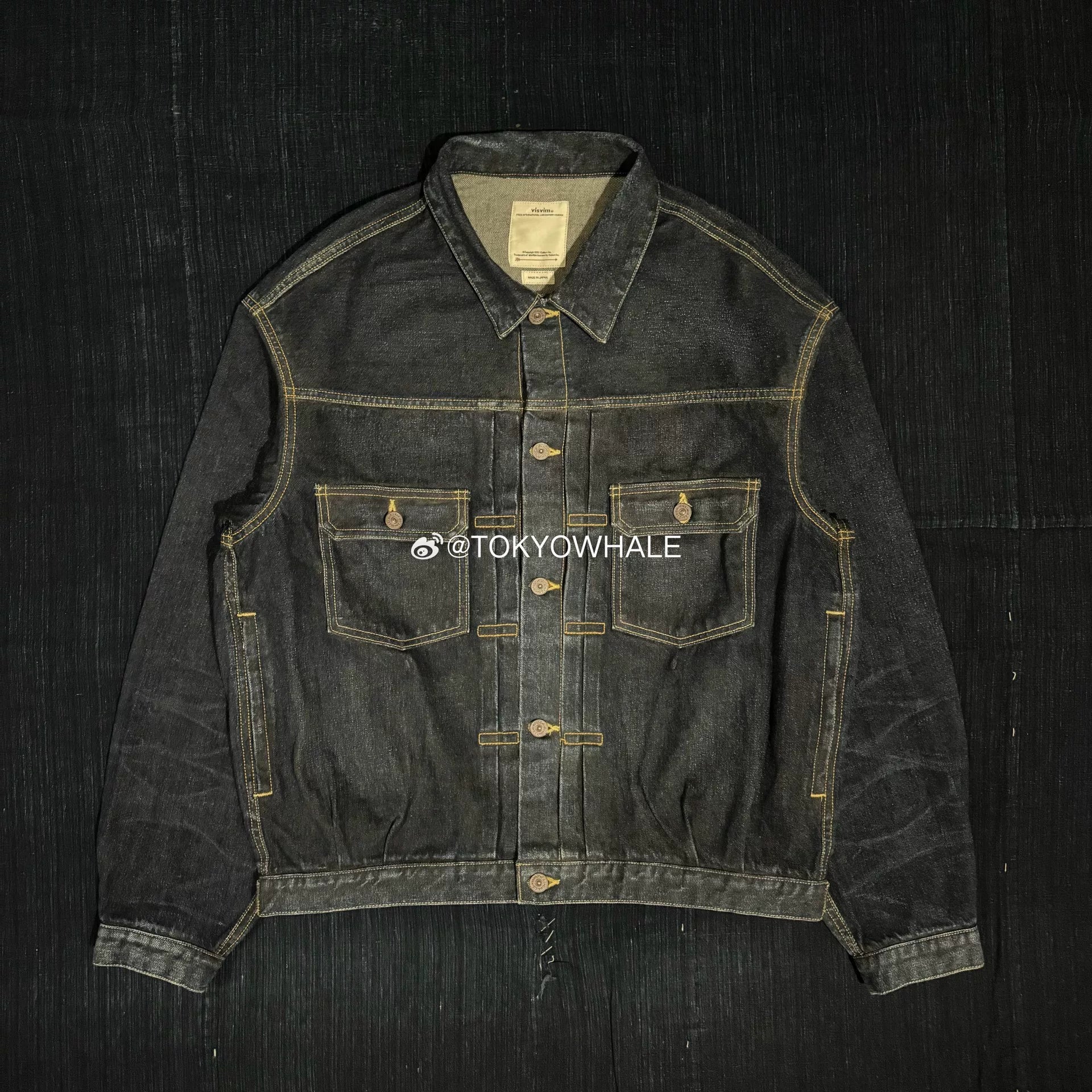 VISVIM 101XX DMGD MUD Denim Jacket