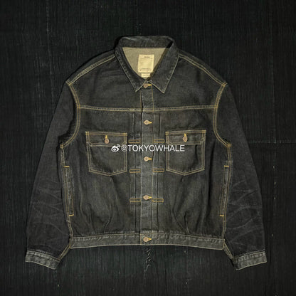 VISVIM 101XX DMGD MUD Denim Jacket