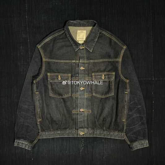 VISVIM 101XX DMGD MUD Denim Jacket