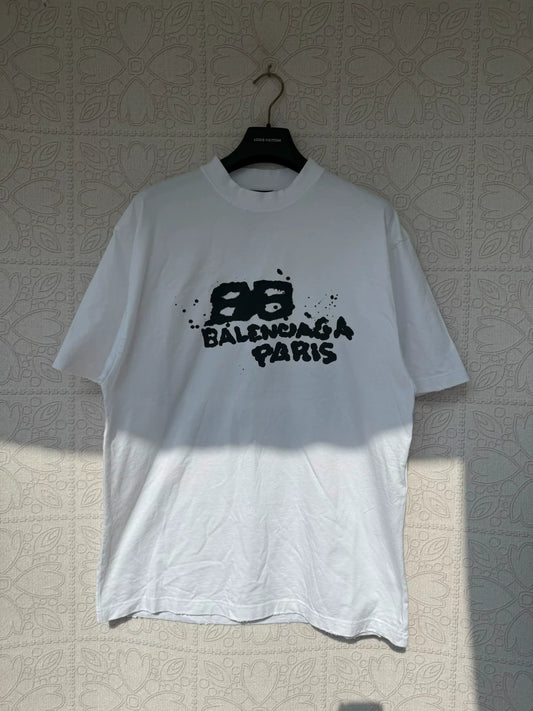 balenciaga graffiti short sleeve t-shirt