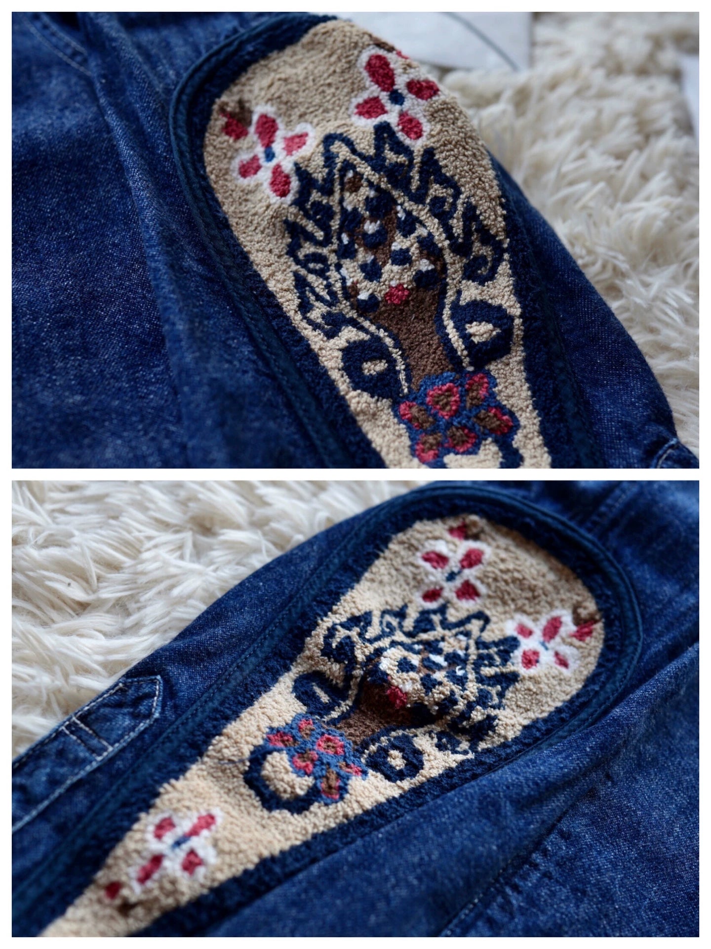 visvim Albacore One Wash Embroidery Denim Shirt