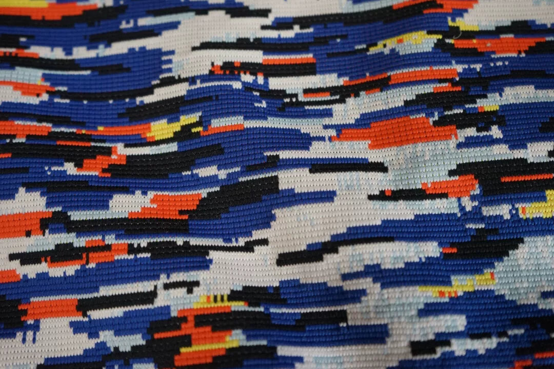 Loewe High Neck Sweater with Leather Sleeves