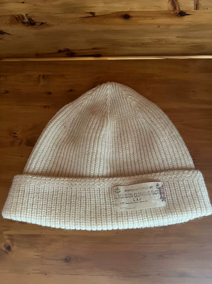 100% Wool Knit Beanie Hat for Sale