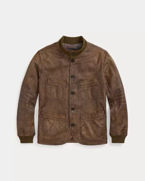 RRL Ralph Lauren Leather Jacket L