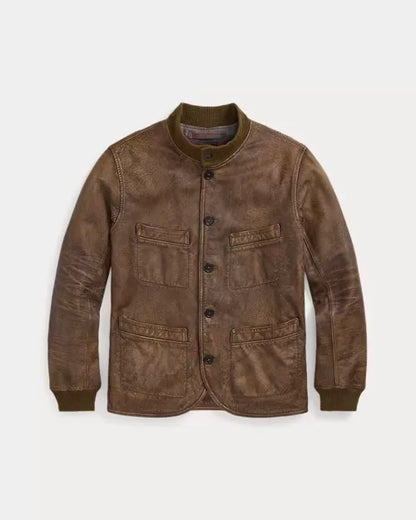 RRL Ralph Lauren Leather Jacket L