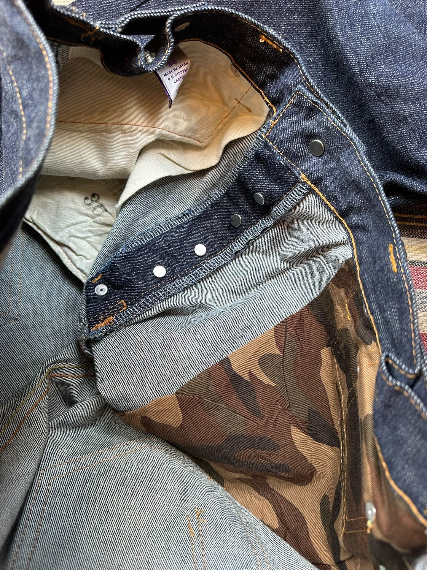 vintage prps japanese denim jeans size 36