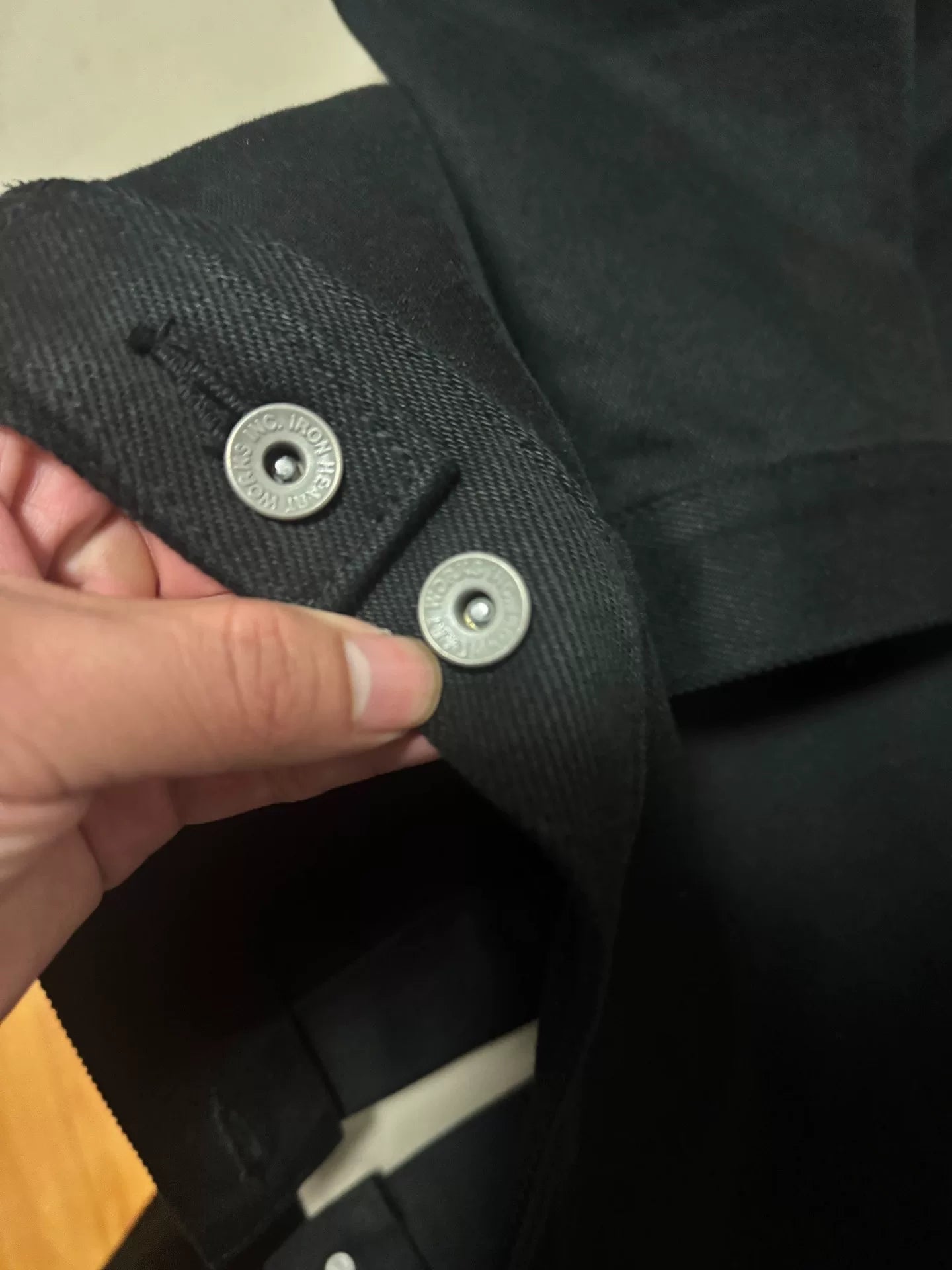 Iron Heart Black Denim Jacket