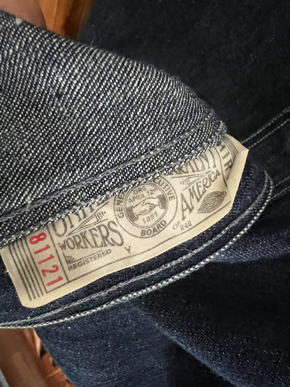 limited edition iron-buttoned denim shirt