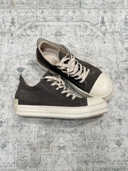 Rick Owens x Converse Gray Canvas Low Top