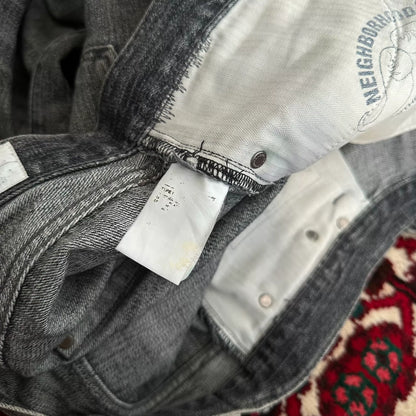 neighborhood rusted denim pants for men