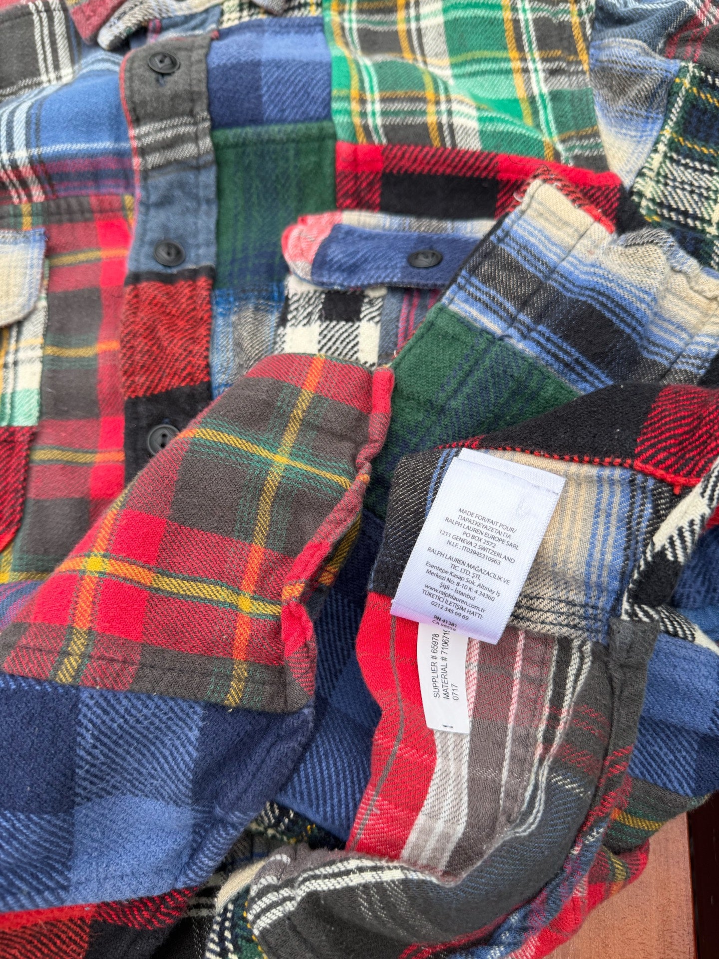 Polo Ralph Lauren Patchwork Plaid Shirt