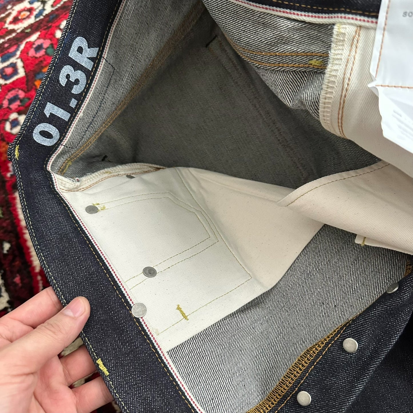 visvim wide denim pants w34l30