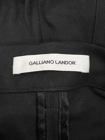 gallianolandor suede pocket cargo pants